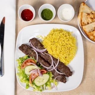 Beef Kebab Platter 